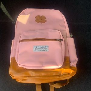 PINK with Tan LUCKY BRAND BAG NEW